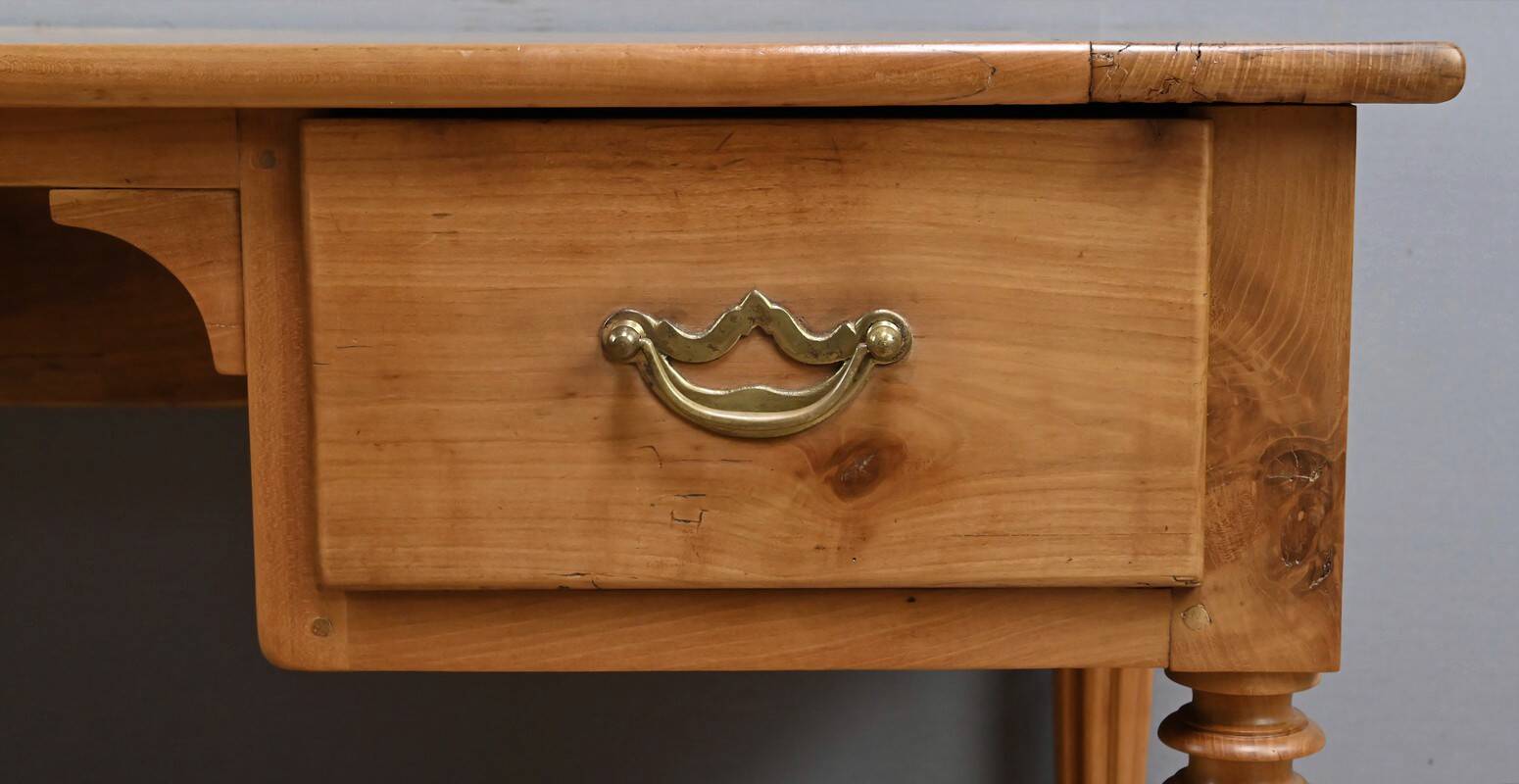Cherrywood writing desk, Louis-Philippe style – Late 19th century