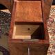 Bureau cylindre en acajou d’époque restauration