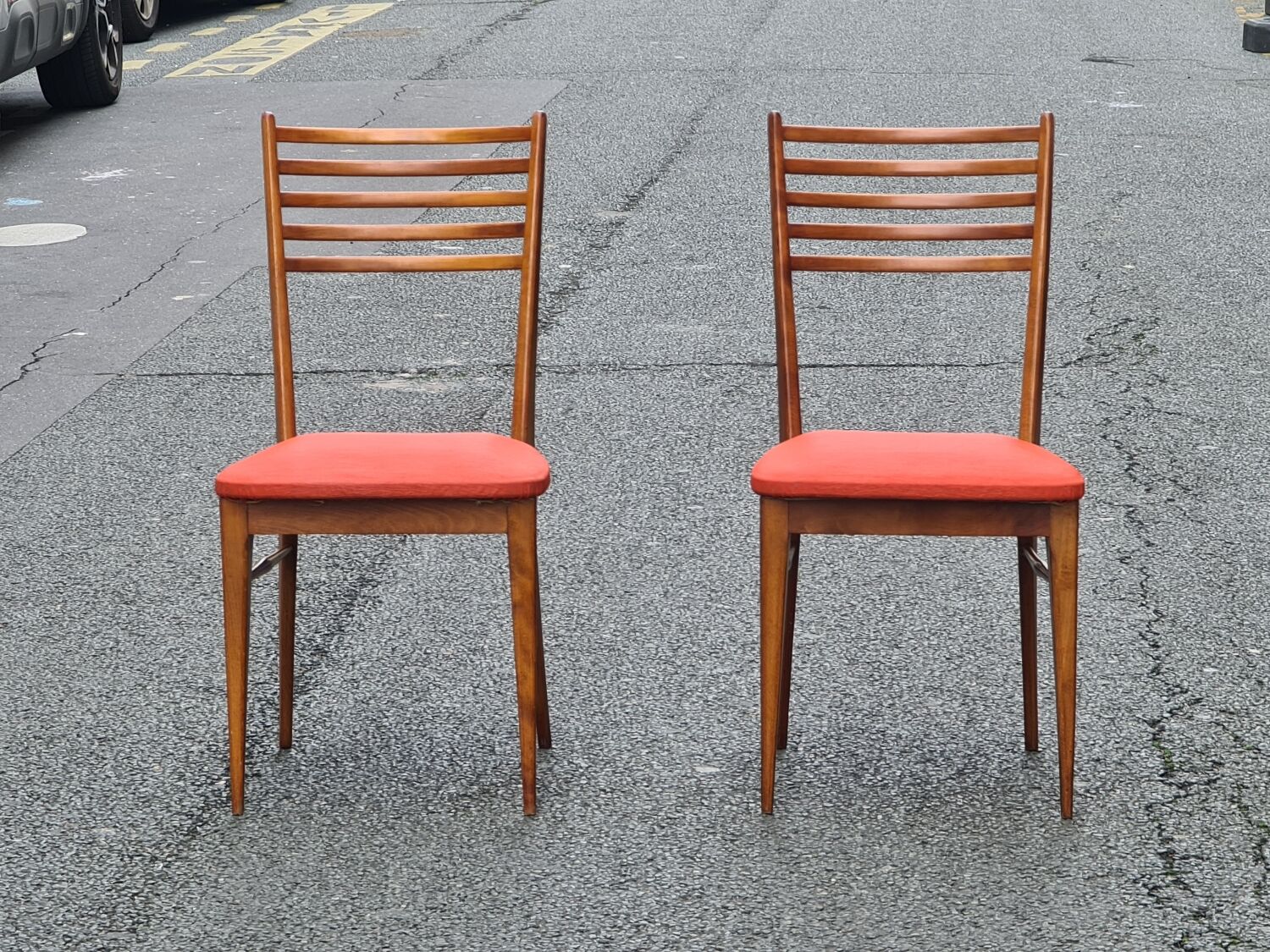 Paire de chaises scandinave 1960