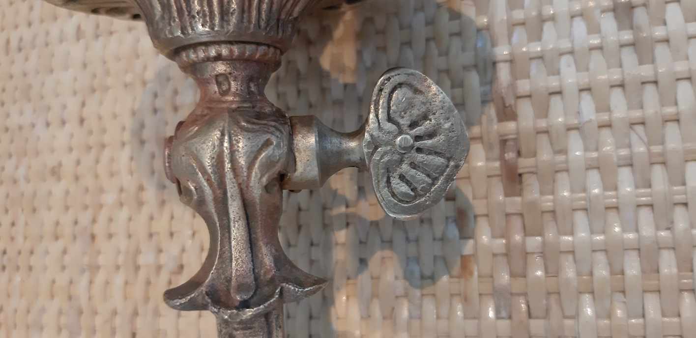 Bronze wall sconce with tulip 19th century