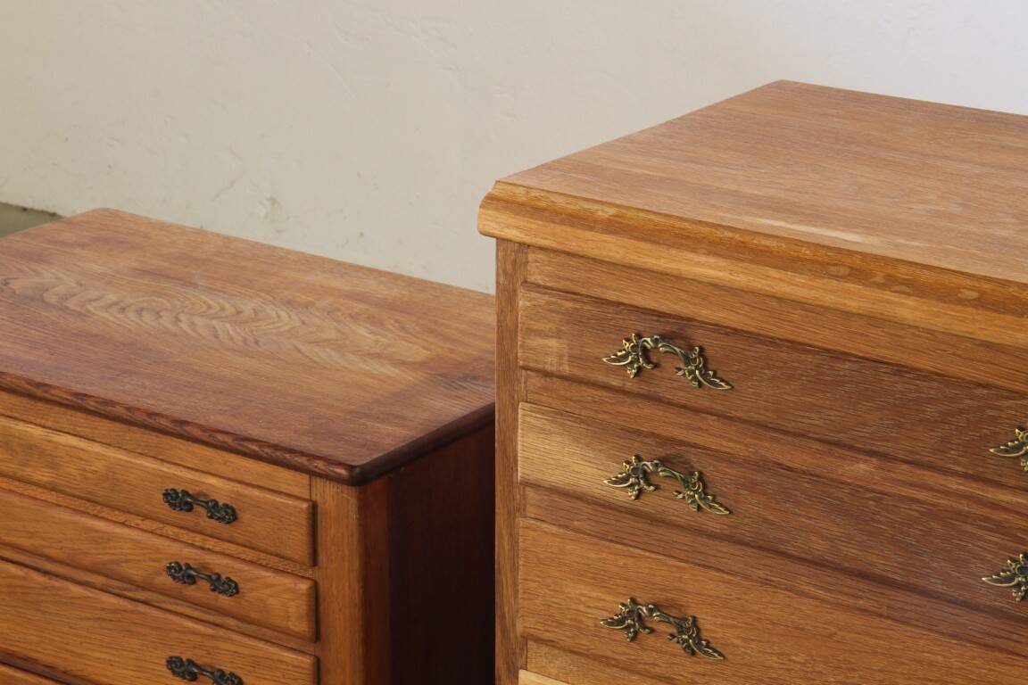 Vintage Danish 1967 Highboy 6 Drawer Dresser in Oak