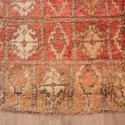 Peach Vintage Moroccan Rug 176 x 287 cm, Berber Wool Rug, Handmade Boho Rug