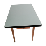 Table with formica extensions and oak
