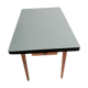 Table avec rallonges formica et chêne