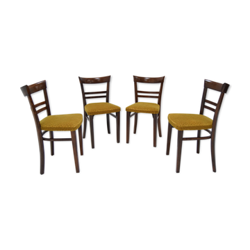Set of Four Art Deco Dining Chairs By Fischel,1930‘s.