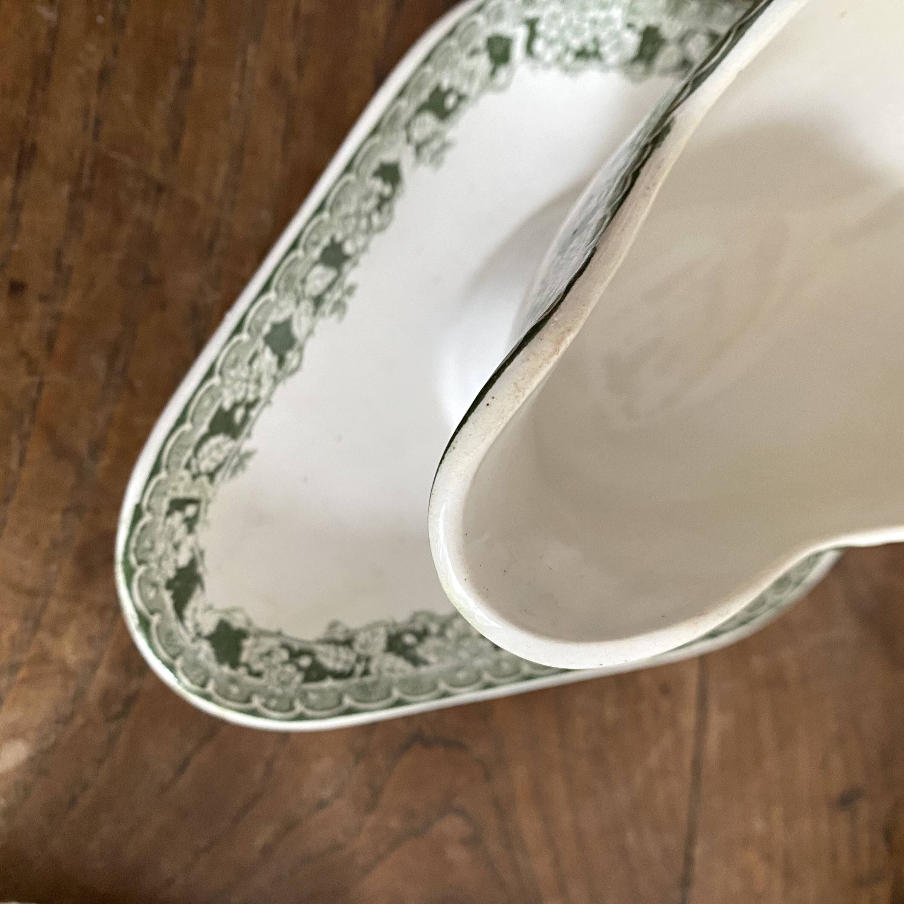 St Amand "mulberry" ironstone sauceboat