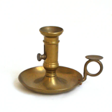 Brass cellar candle holder