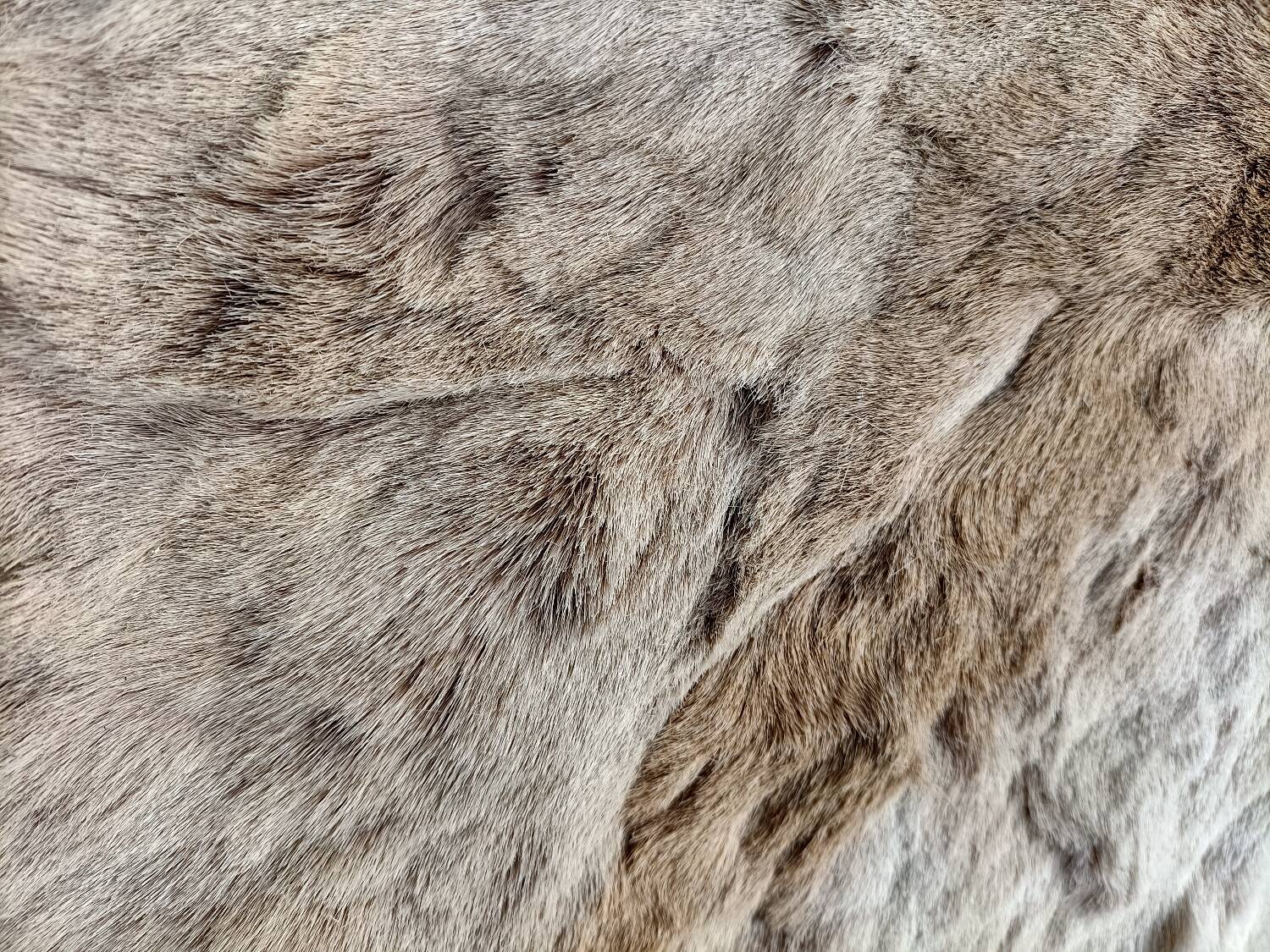 Tapis peau de bête rétro