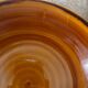 Set of 6 beautiful honey brown Luneville soup plates
