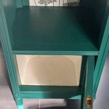 Art deco bedside table with marble top