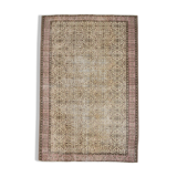 Hand-made vintage rug 303x206cm