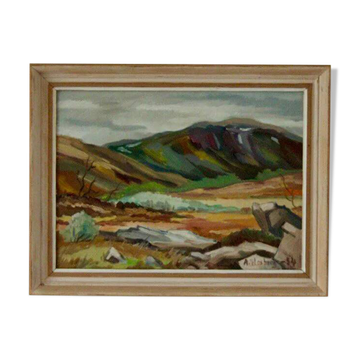 "Landscape with Mountain" A Woxberg