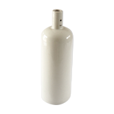 Bouteille en grès blanc