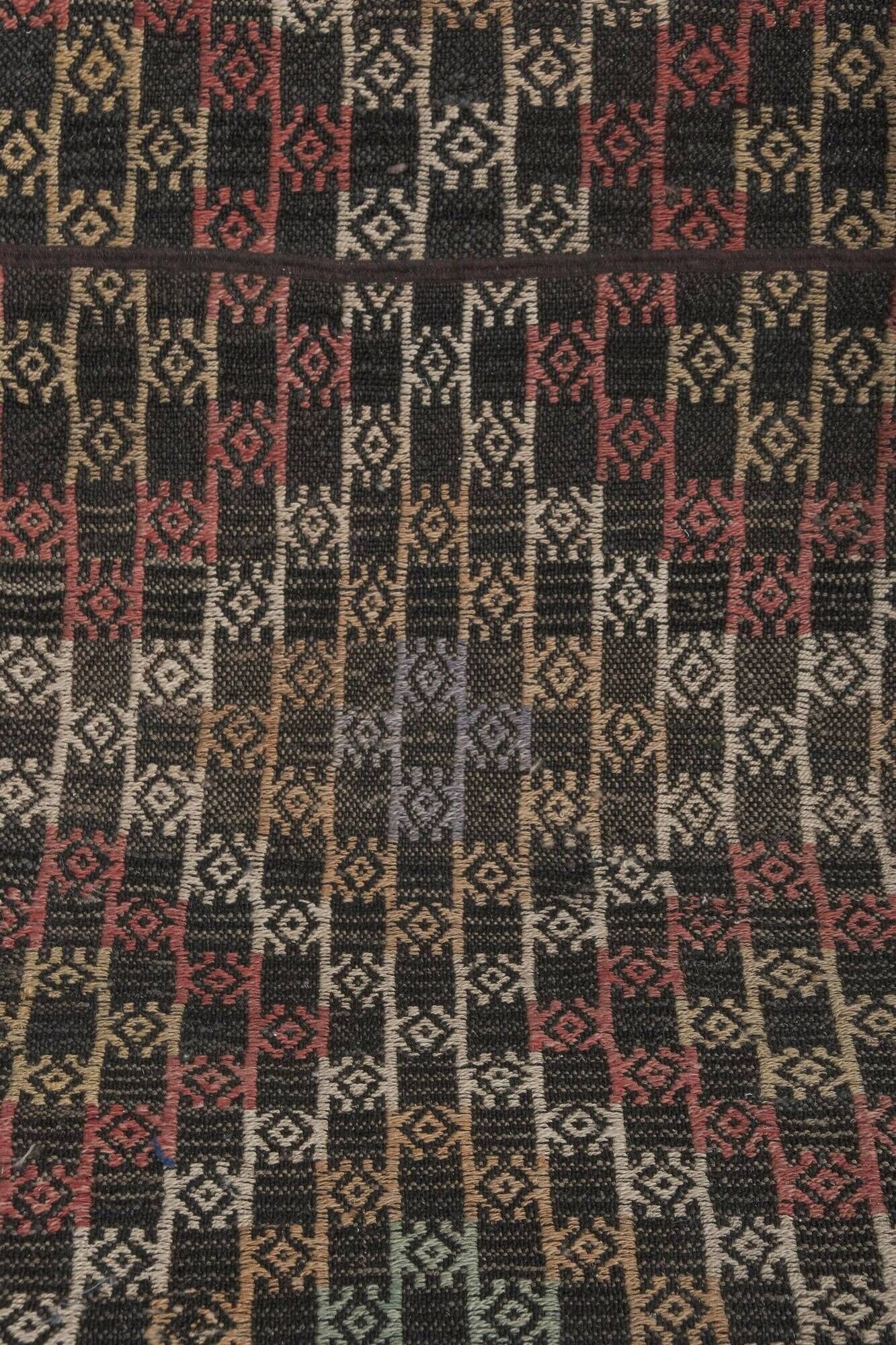 Vintage Turkish hallway rug 65x485 cm