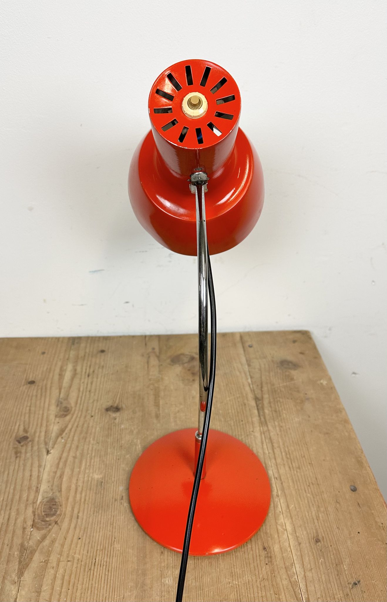 Red Table Lamp by Josef Hurka for Napako, 1960s