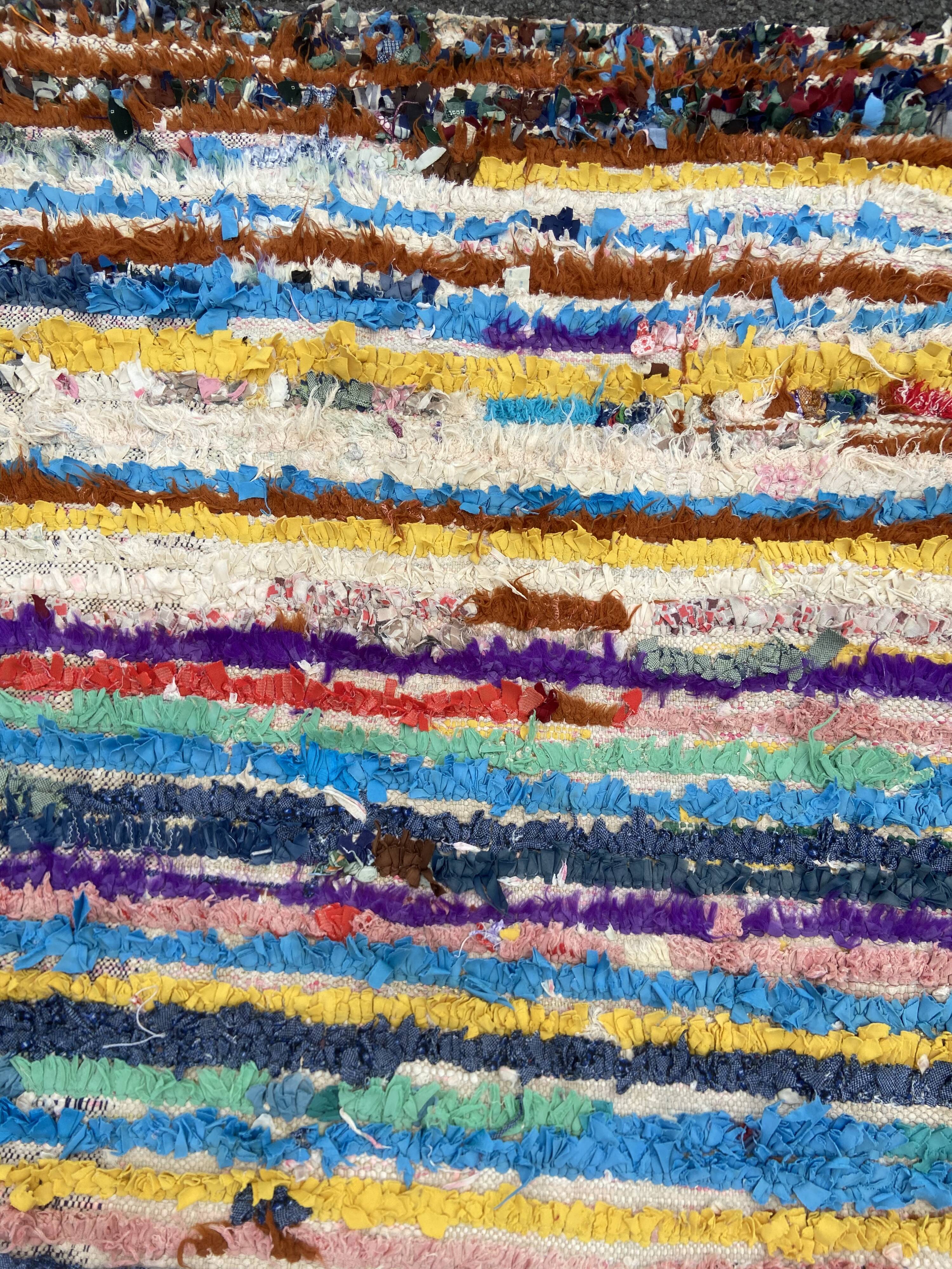 Berber carpet boucherouite 105x205 cm