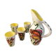 Pitcher and its 4 Vallauris goblets