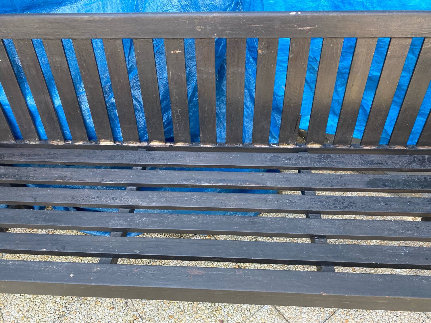 Large garden bench for 3/4 people