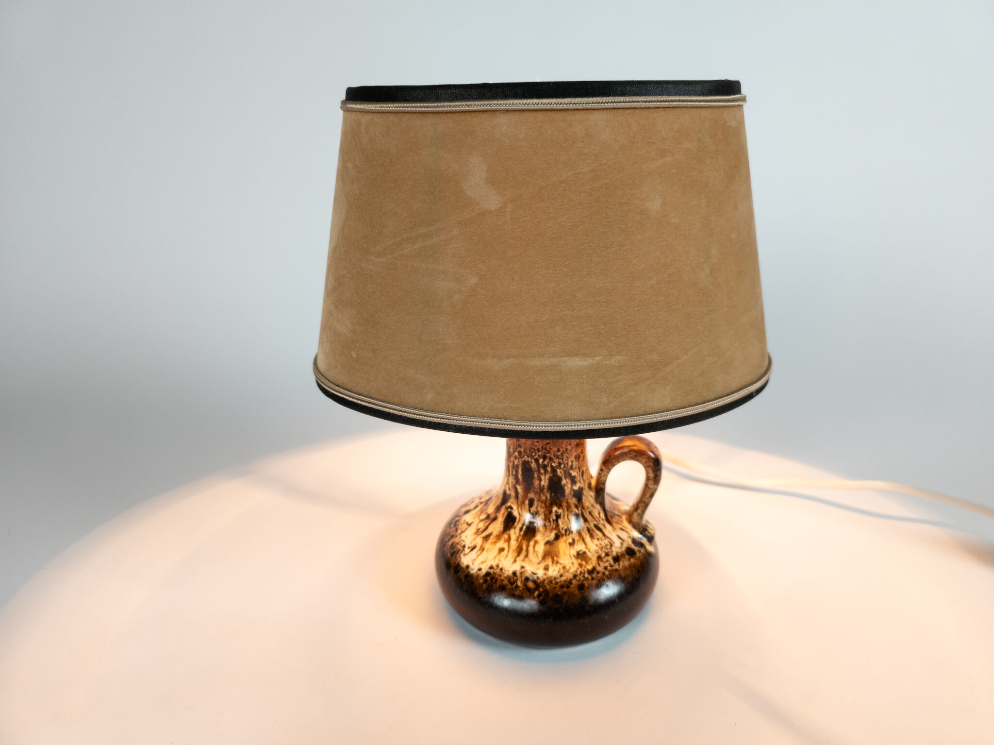 Jasba Keramiek West Germany Fat Lava table lamp 60s