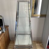 Pyramidal backlit display case 170 x60 x 60