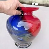 makora multi-color glass vase.