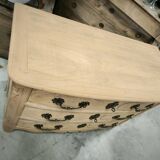 Louis XIV style solid cherry chest of drawers