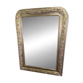 Miroir style Louis Philippe doré