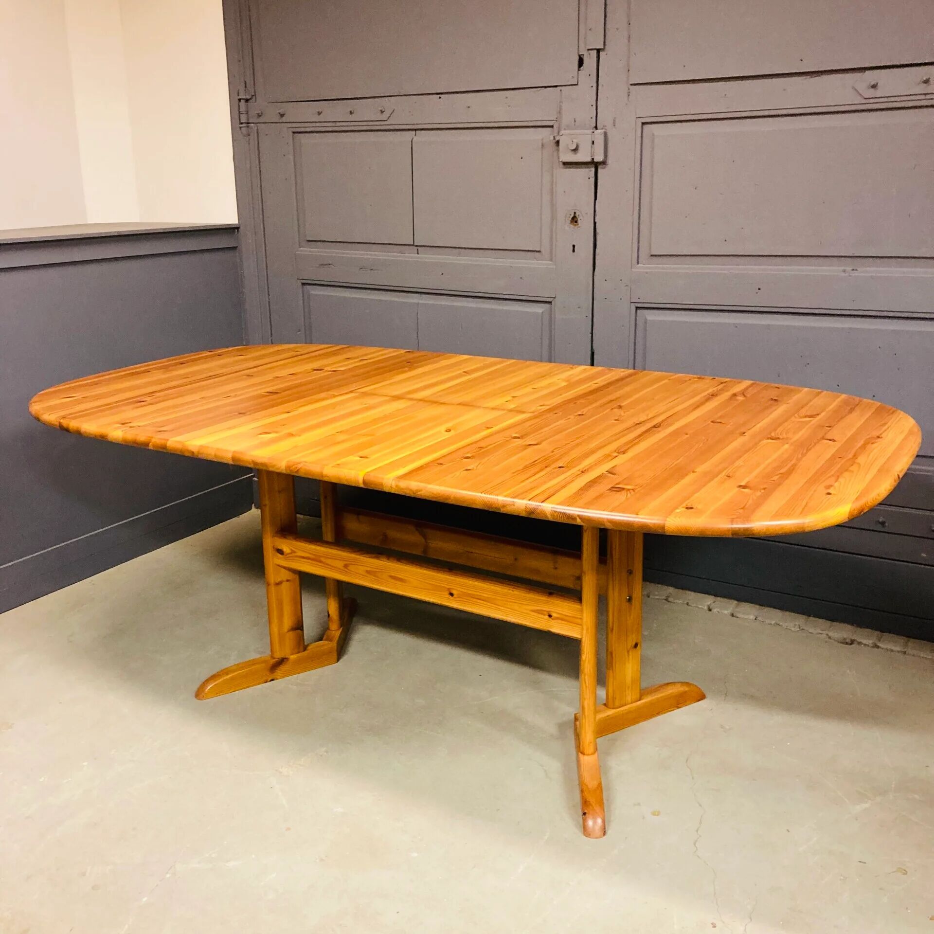 Dining table (extendable) set Kilde Møbel, 1980s, Danish