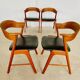 Danish vintage Kai Kristiansen model 32 chairs for Schou Andersens Møbelabrik