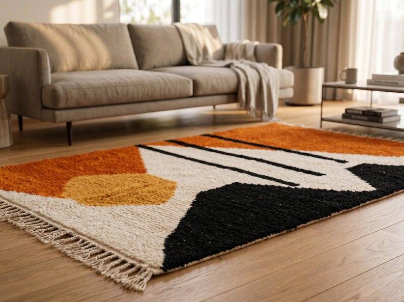 Tapis marocains traditionnels sur commande 250cmx150cm