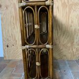 Rattan shelf