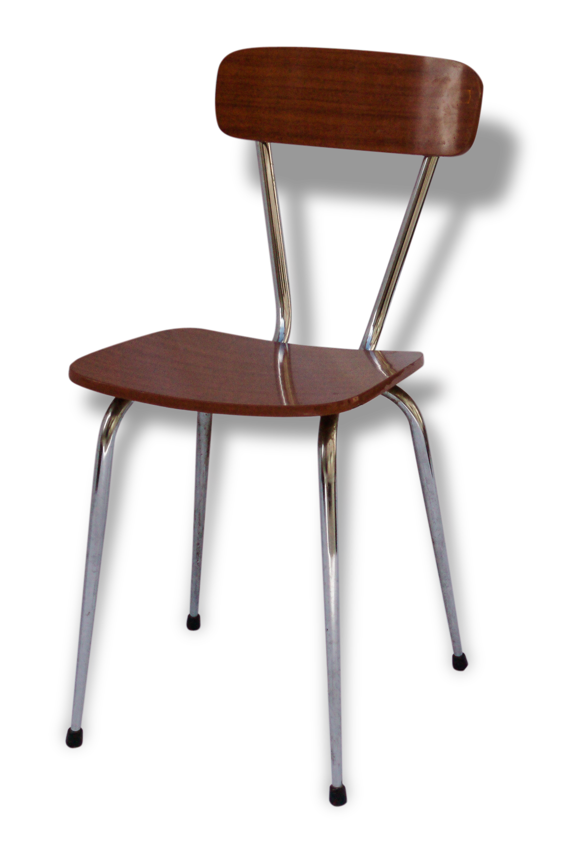 Chaise  formica marron