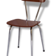 Chaise  formica marron