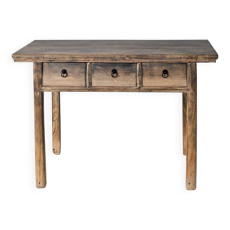 Longnan - Antique Chinese elm console with drawers no. 2