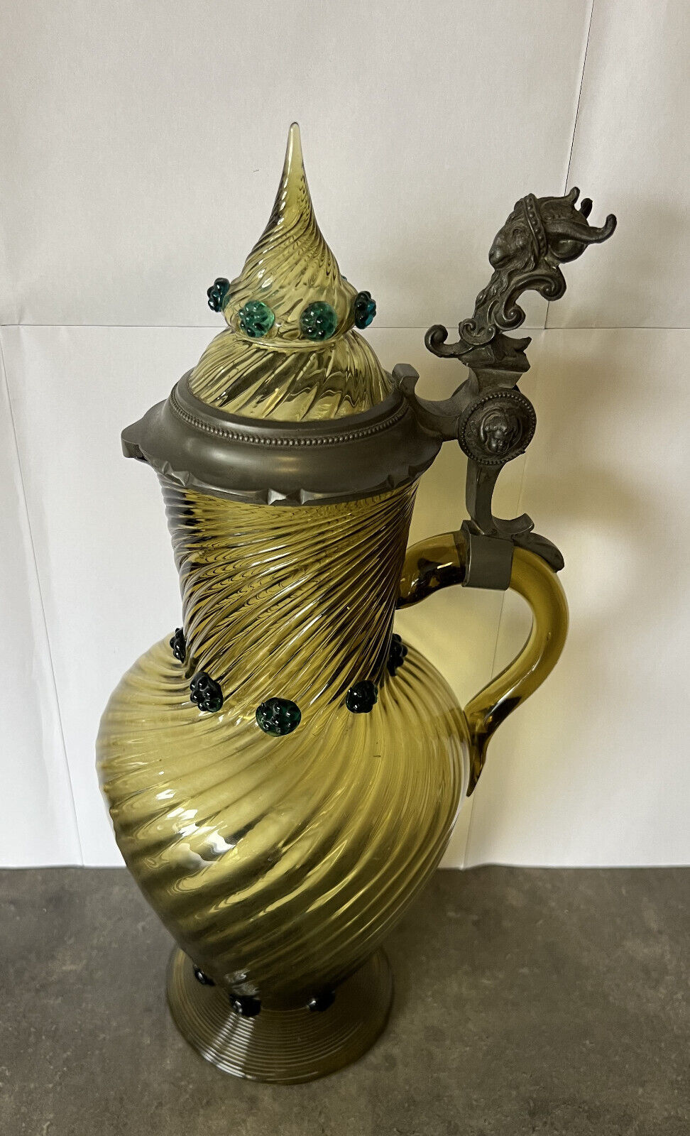 Napoleon III era Murano glass pourer circa 1880