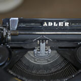 Metal Adler typewriter