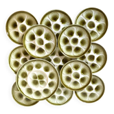 Moulin des Loups oyster plates and matching dish - 1970