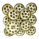 Moulin des Loups oyster plates and matching dish - 1970