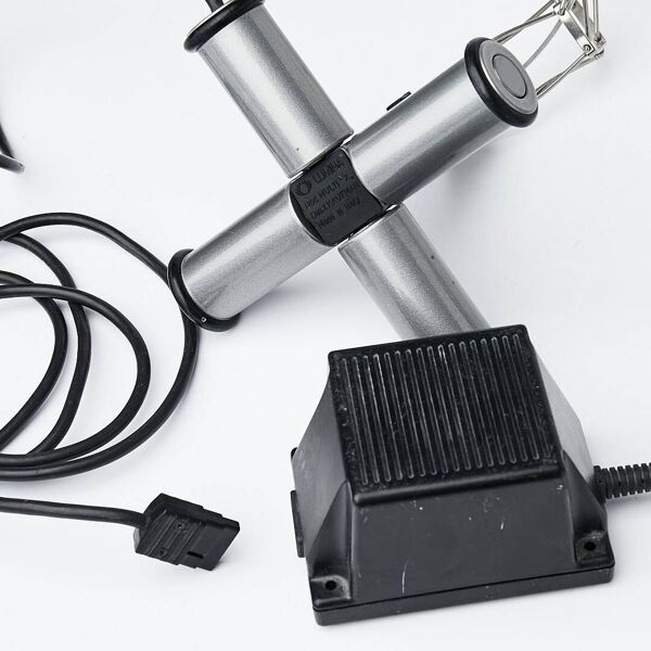 Lampe de bureau Multi X par Yaakov Kaufman pour Lumina, 1980, 1ère édition