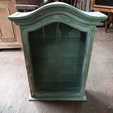 Cabinet showcase collection wood patinated paint