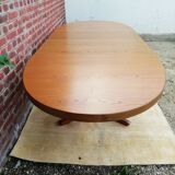 Baumann expandable oval table, 1960