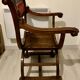 Renaissance-style Dagobert armchair in wood