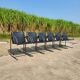 Set 6 postmodern black Dutch design Circel chair Metaform