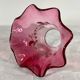Pink glass lampshade for floor lamp
