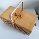 Sewing box worker wood vintage Scandinavian design
