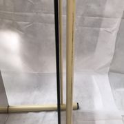 Beige metal console and smoked tempered glass Yves Boutboul
