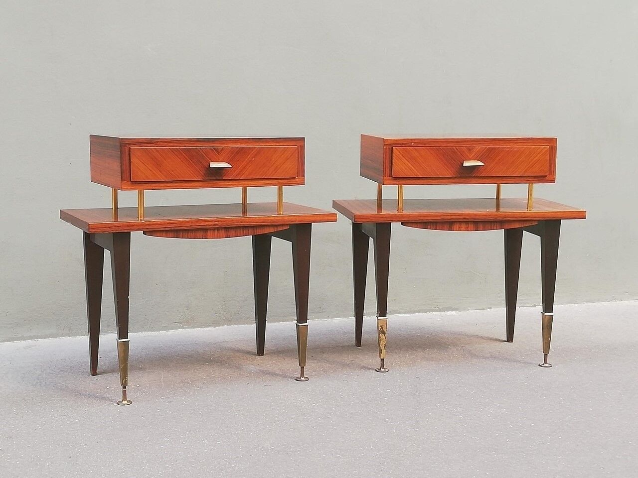 Pair of bedside tables 50s