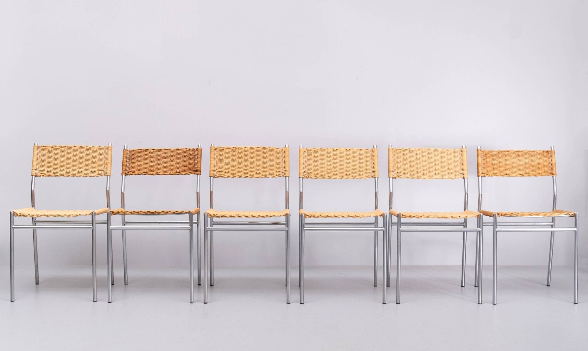 Martin Visser set of 6 Dining Chairs SE05 for 't Spectrum, 1960