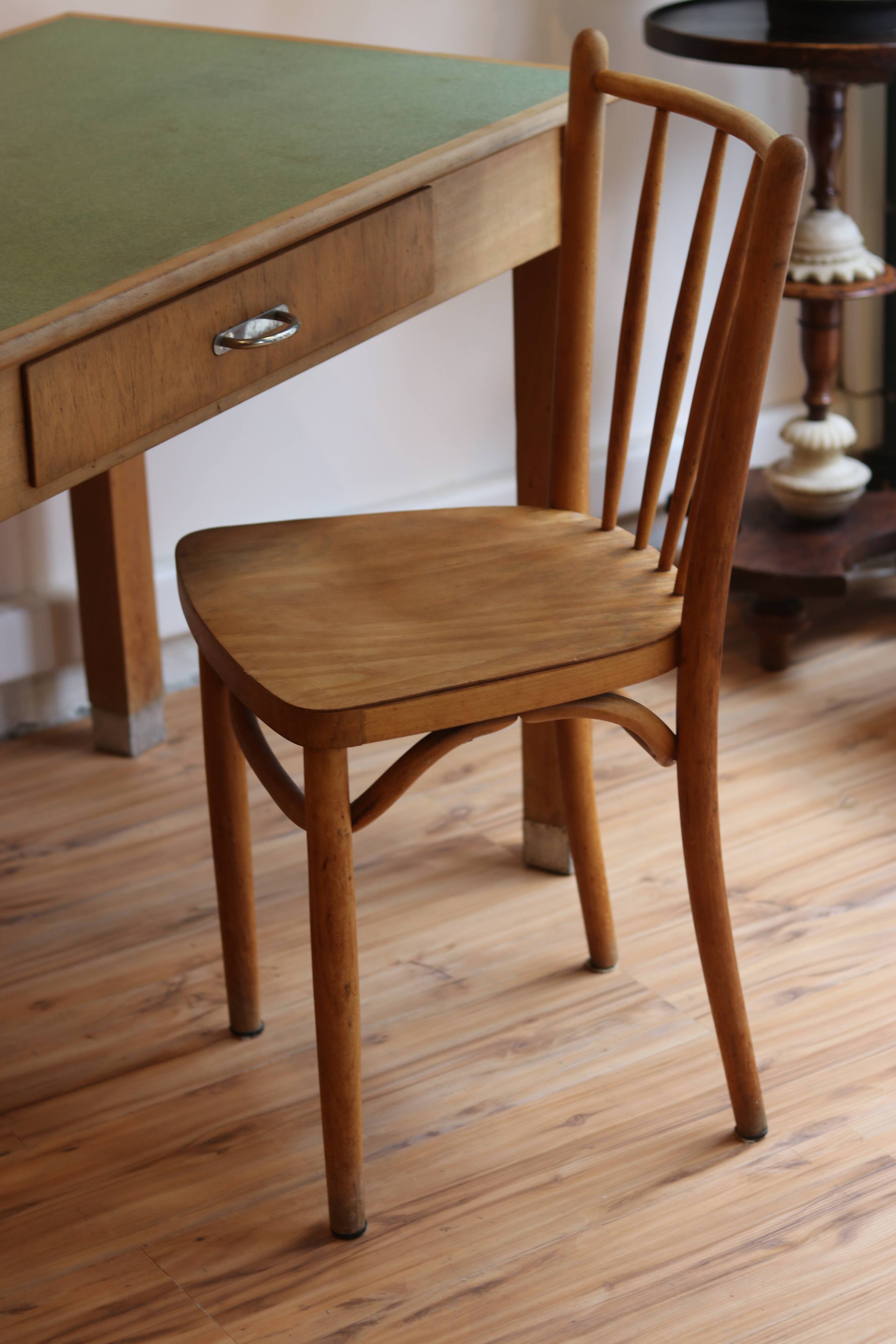 Light wood kitchen or office table, 1930s-40s