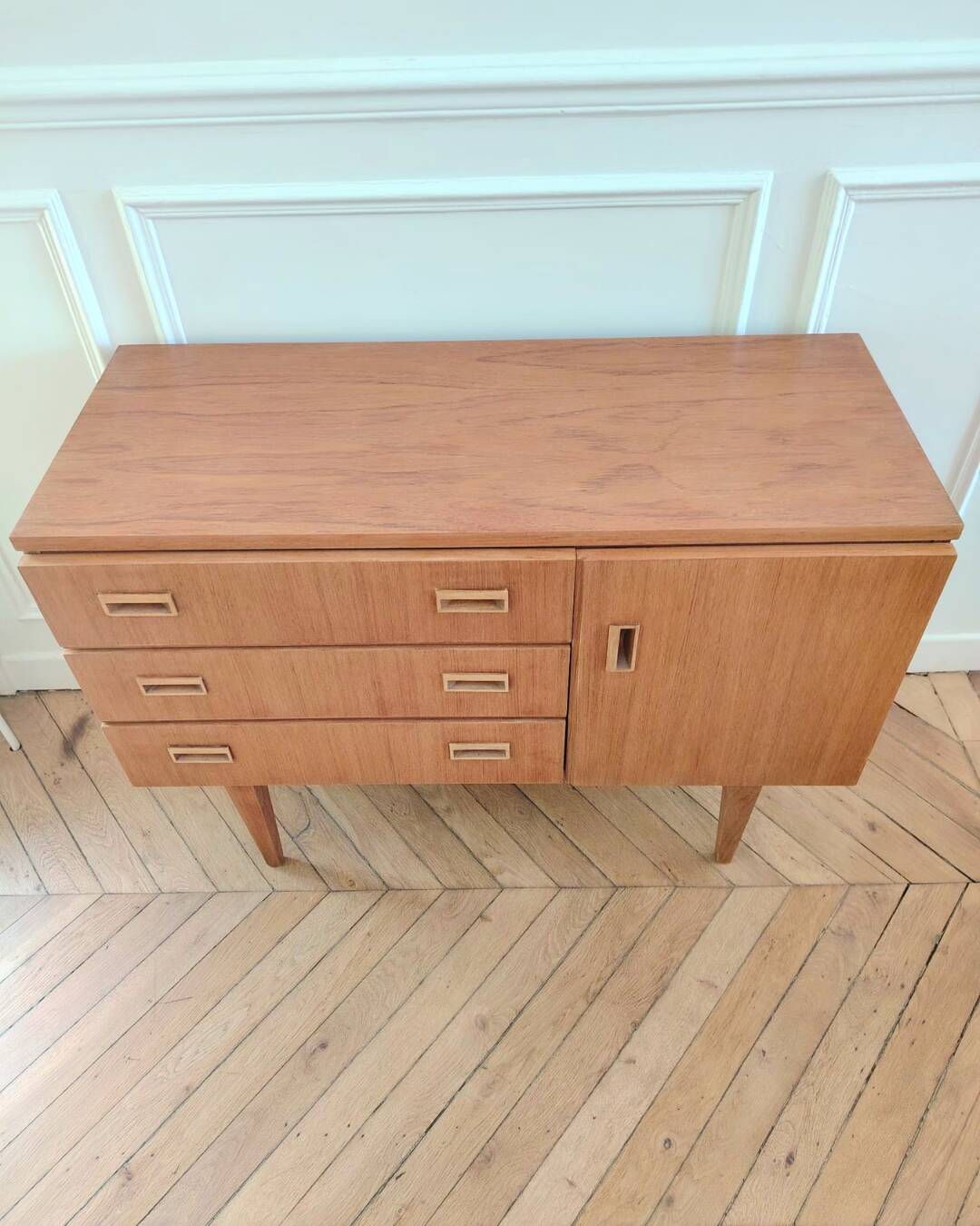 Enfilade vintage rénovée, années 60
